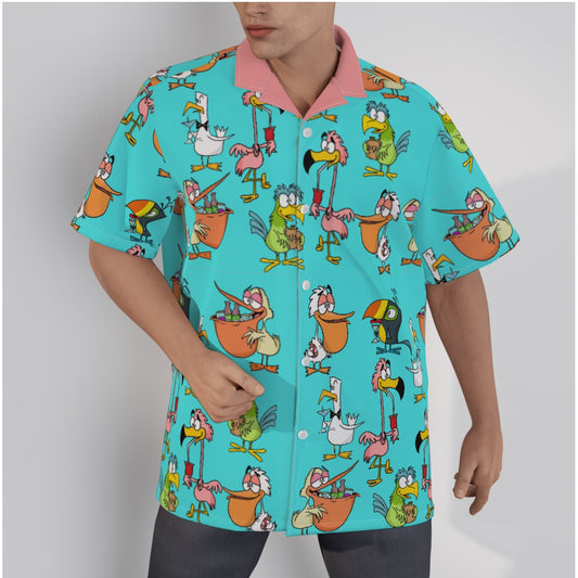 Drink Birds Hawaiian Shirt