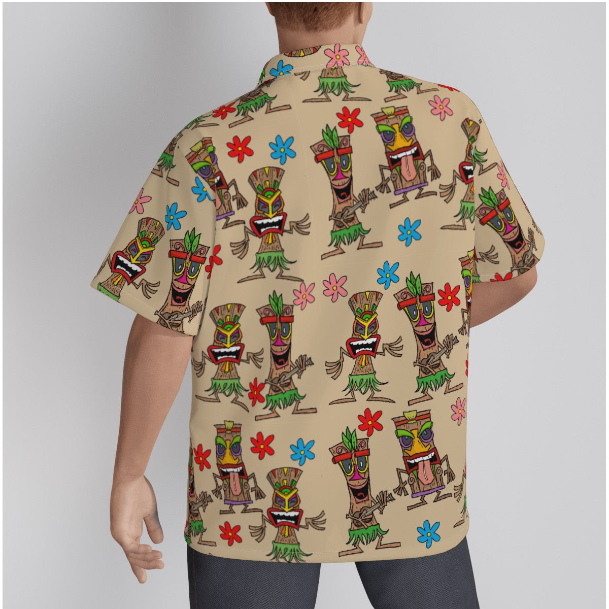 Tiki Tan Hawaiian Shirt